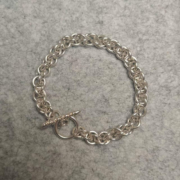 S999 Fine Silver Classic Solid Band Bracelet